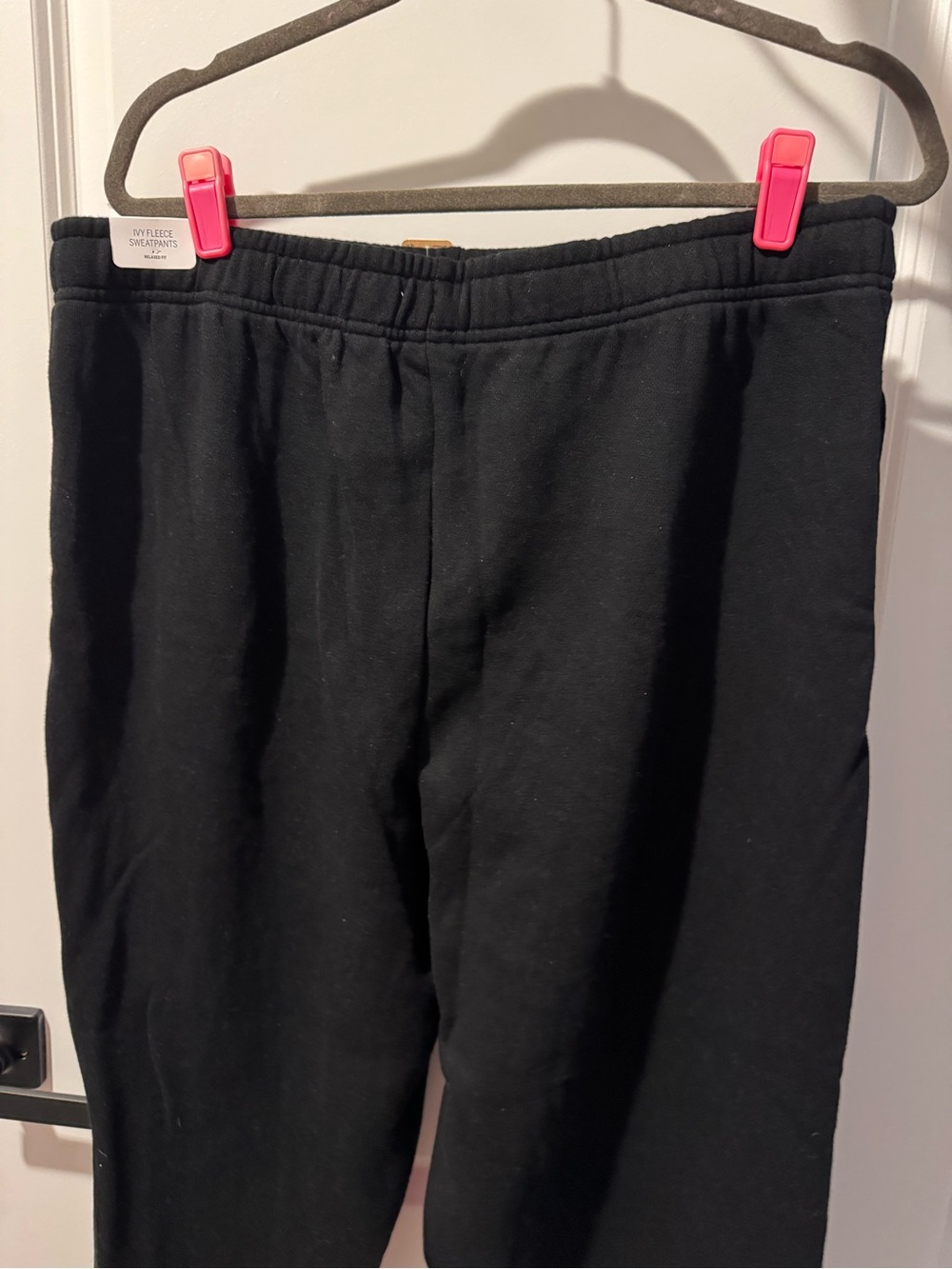 PINK Victoria Secret Black Sweatpants New